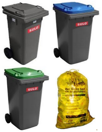 Die Müllabfuhr in Schlangen